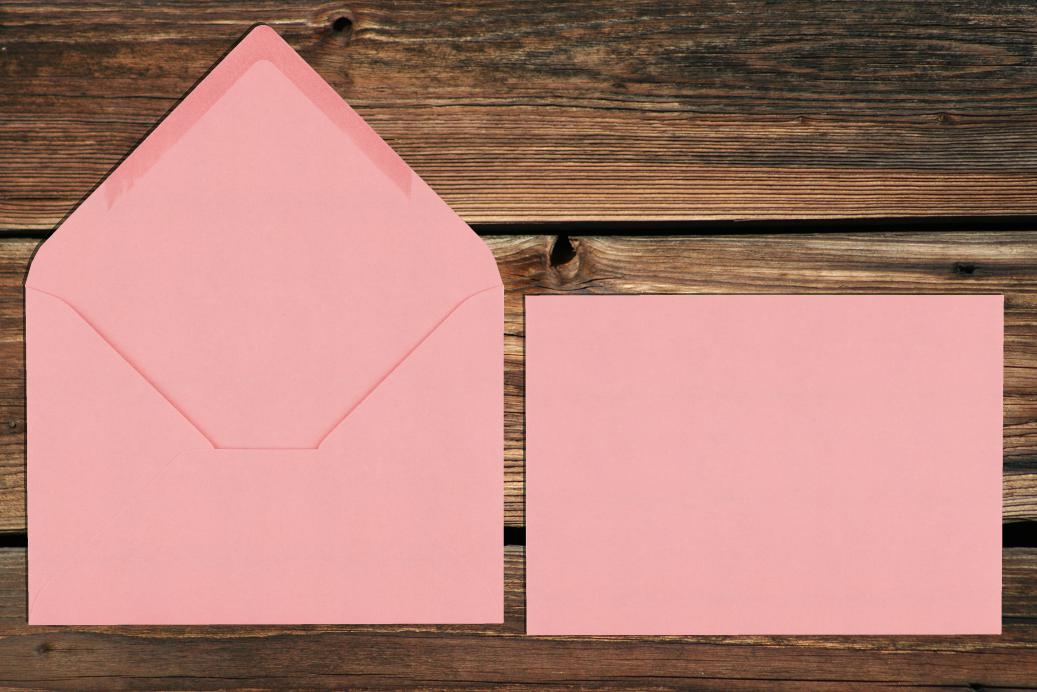 Briefhüllen 120x180 mm Nassklebend Dunkelrosa 120 g/qm